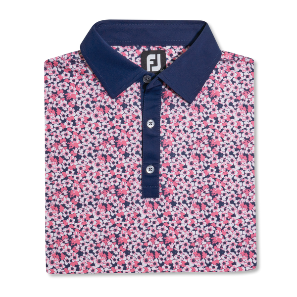 FootJoy Primrose Print Spread Collar Polo