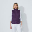 Daily Quilt Padded Vest - Dark Purple-1