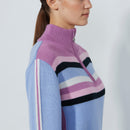 Daily Multi Striped Pullover  Unlined - BLUE HERON-3