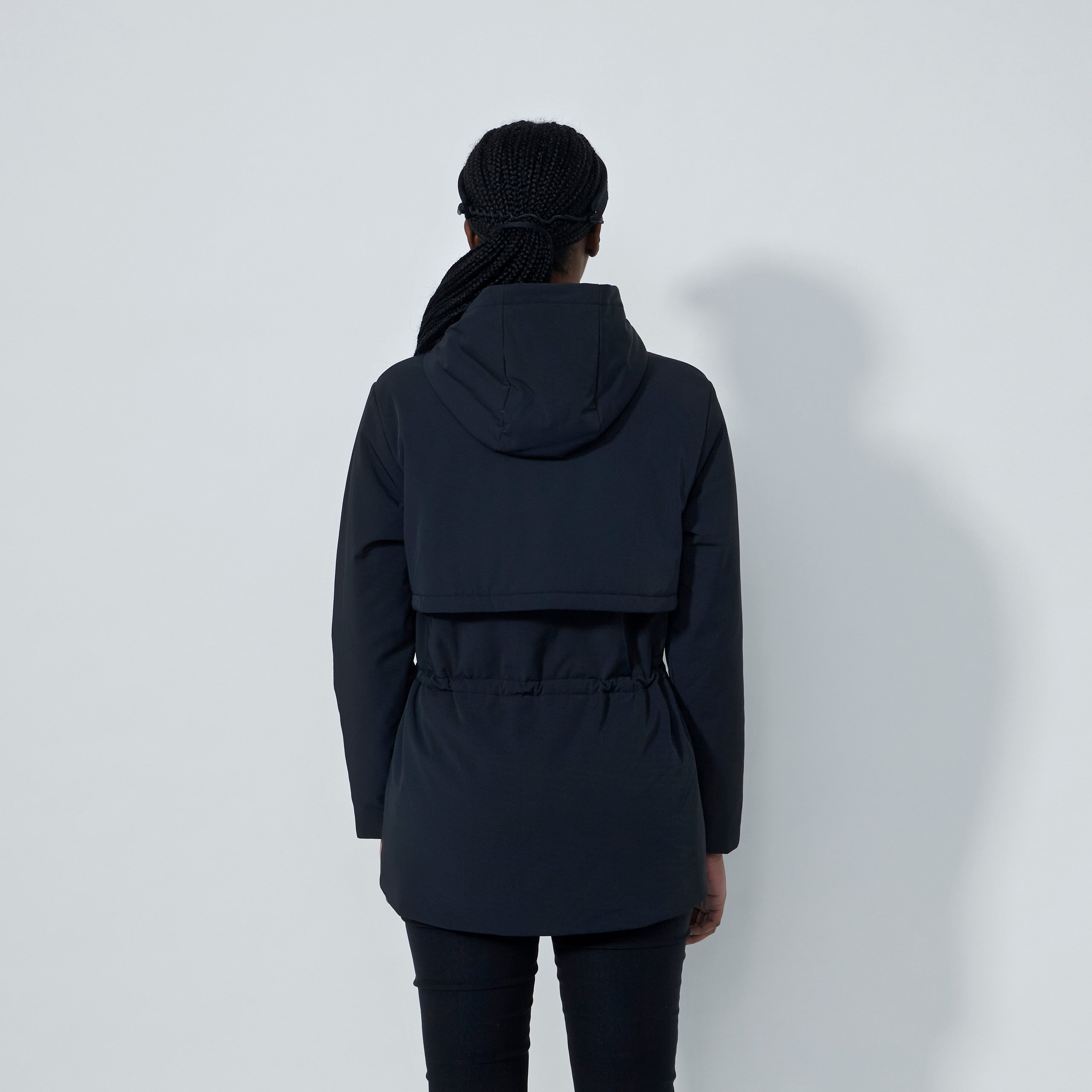 Daily Drawcord Wind Jacket - Black - 0