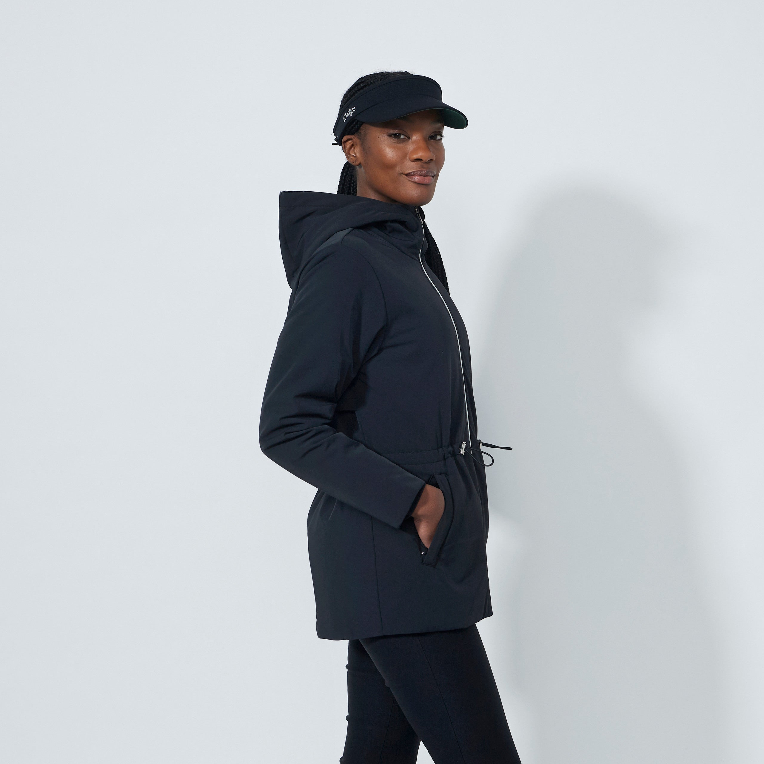Daily Drawcord Wind Jacket - Black
