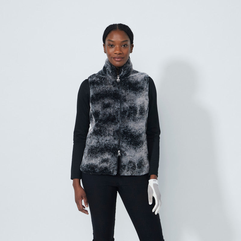 Daily Fur Vest - Black