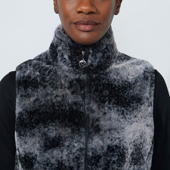 Daily Fur Vest - Black