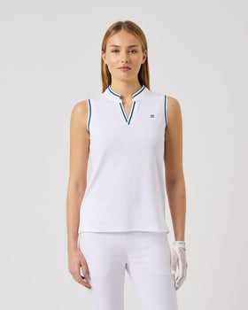 Daily Sports Round Neck Sleeveless Polo