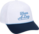 Breezy Have a Day Contrast Bill Rope Hat-1