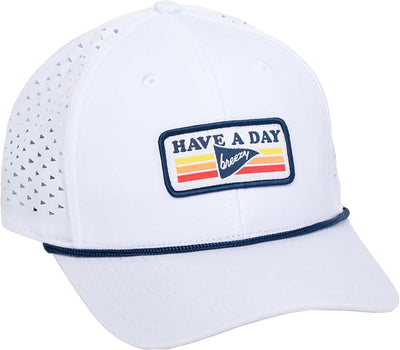 Breezy Have a Day Patch Perforated Rope Hat