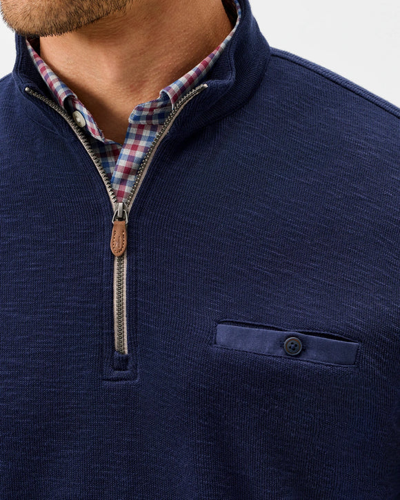 Johnnie-O Flame Stitch 1/4 Zip Pullover