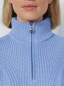 Daily Cable L/S Pullover Unlined - BLUE HERON-3