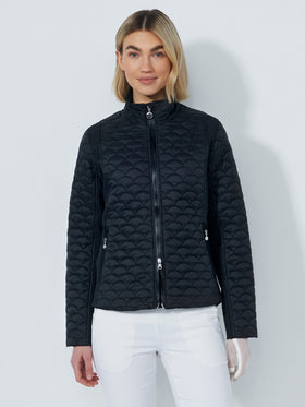 Daily Quilt Padded Jacket - Black