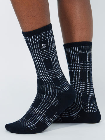 Daily Golf Plaid Socks