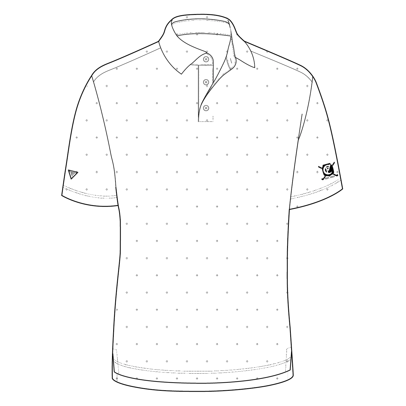 Levelwear Cutten Crested Vision Polo