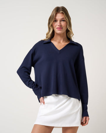 Travis Mathew Skyloft Soft Vneck Pullover