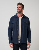 Travis Mathew Peak Fleece Shirt Jacket-1