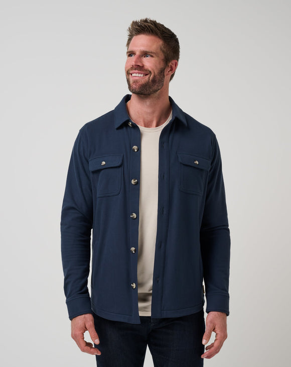 Travis Mathew Peak Fleece Shirt Jacket