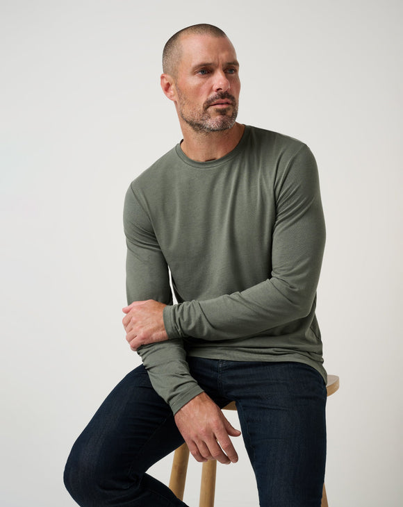 Travis Mathew Cloud Crew L/S T-Shirt