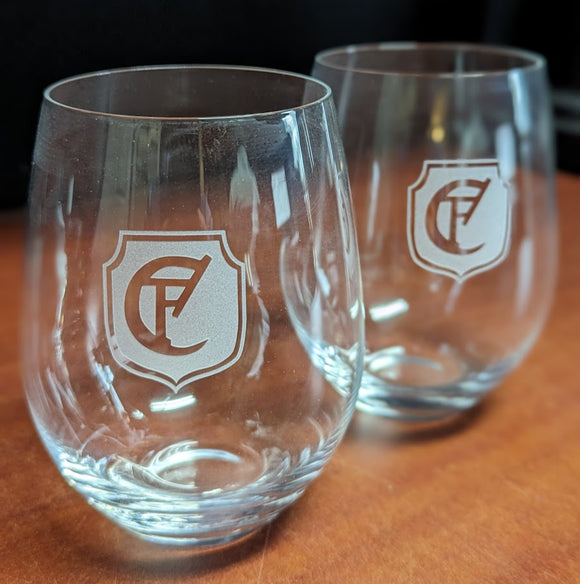 Cutten Stemless Wine Glasses 2 Pack