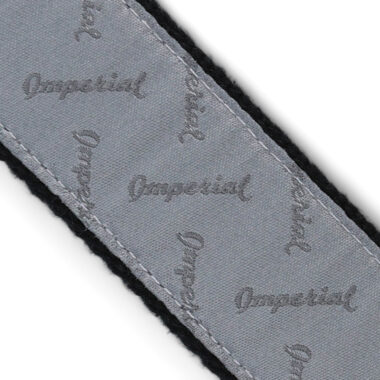 Imperial Cutten Crested Belt - Black Leather