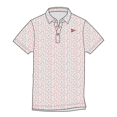 Breezy Golf Maple Relief Polo