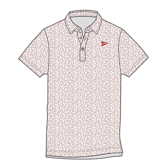 Breezy Golf Maple Relief Polo