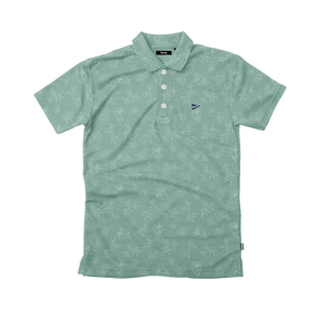 Breezy Golf Floral Tropics Polo