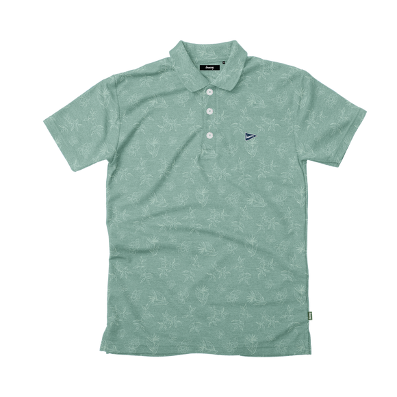 Breezy Golf Floral Tropics Polo