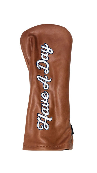 Breezy Have a Day Premium Leather Driver Headcover