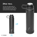 Ecovessel Boulder 24 oz. Bottle with Screw Top & Strainer-5