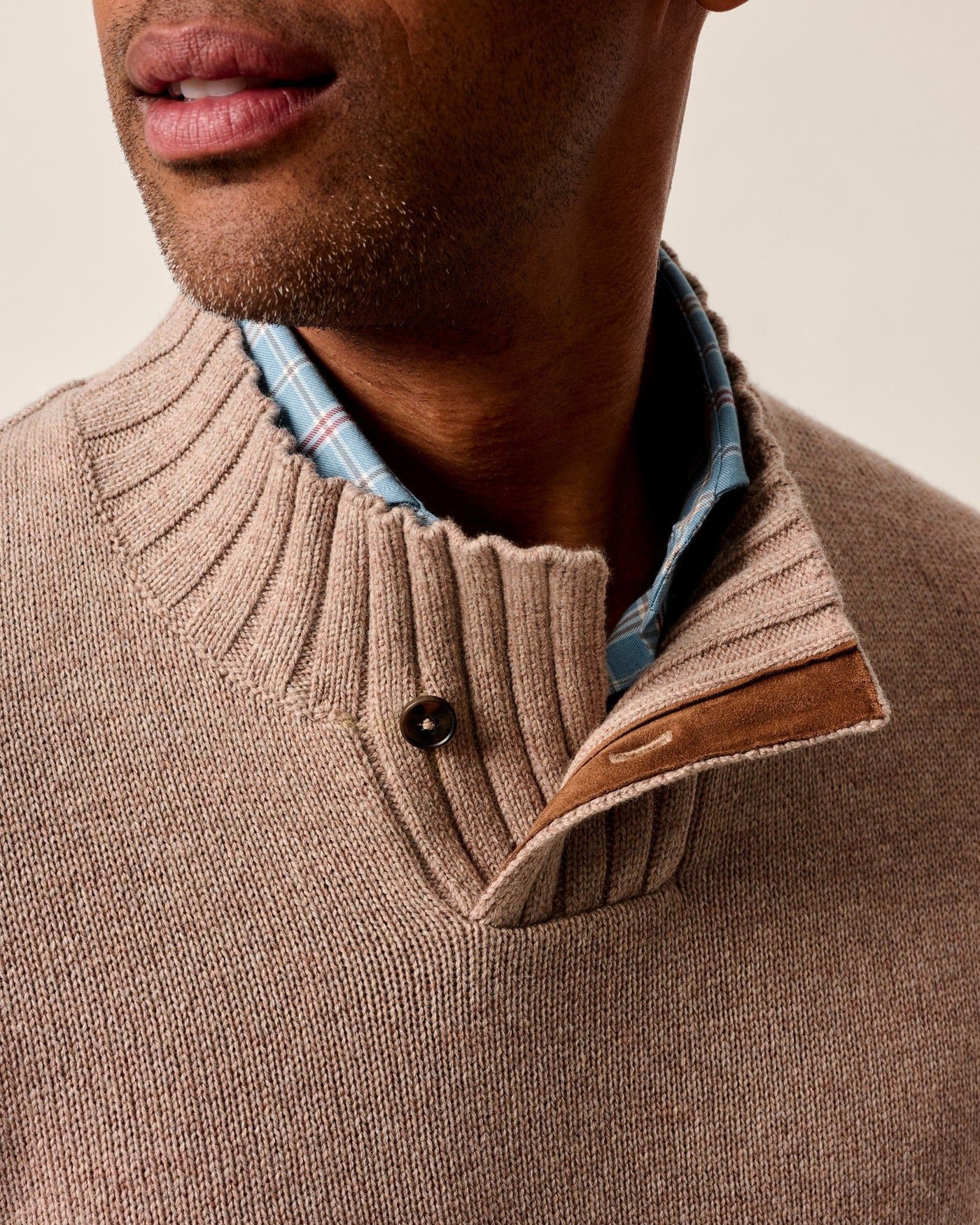 Johnnie-O Innis Cashmere Blend Mockneck Sweater - 0