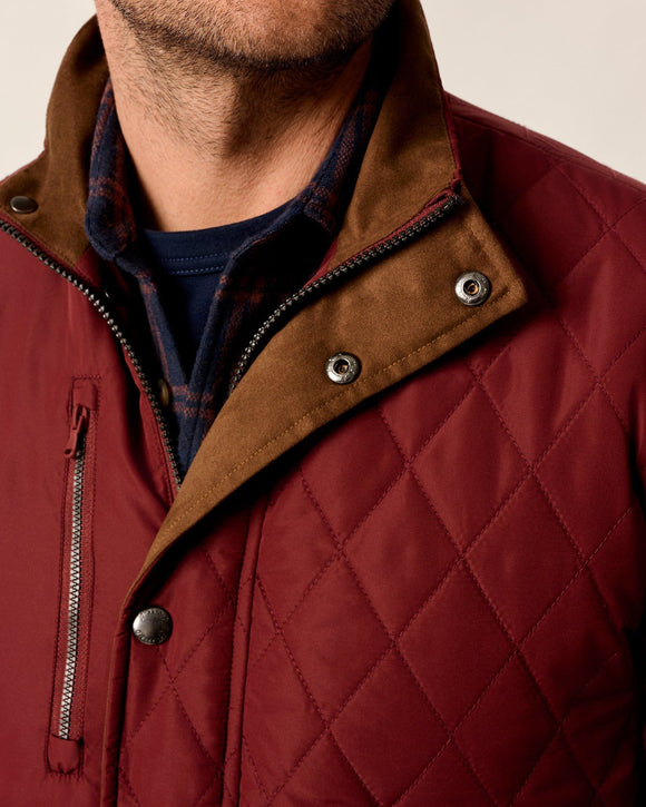 Johnnie-O Juno Quilted Snap Jacket