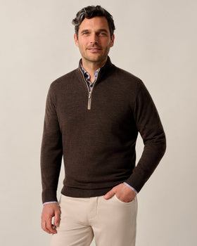 Johnnie-O Raynor Wool 1/4 Zip Sweater