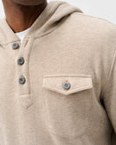 Johnnie-O Button Henley Hoodie-2