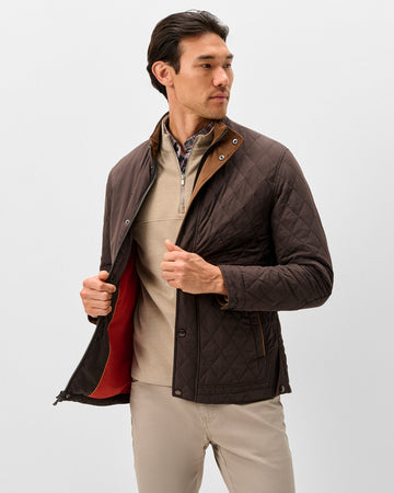 Johnnie-O Juno Quilted Snap Jacket - 0