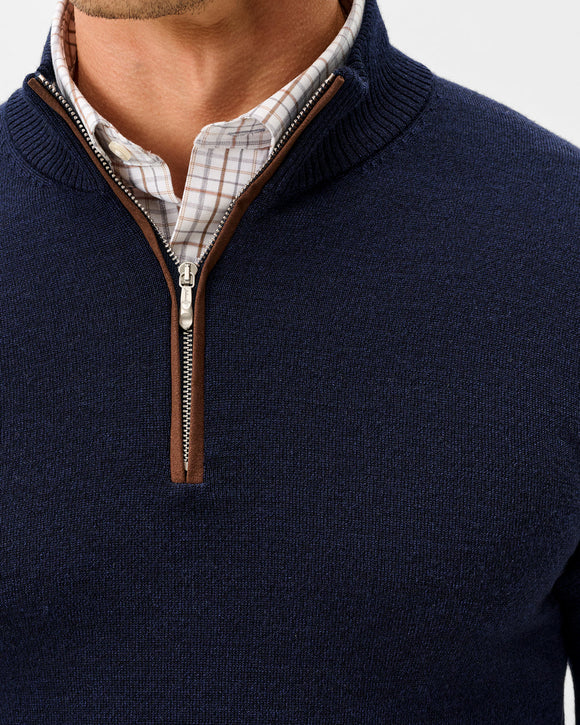 Johnnie-O Raynor Wool 1/4 Zip Sweater
