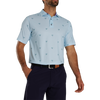 FootJoy Print Lisle Self Collar Polo