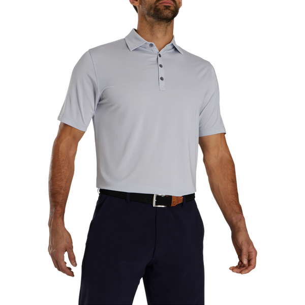 FootJoy Micro Feeder Stripe Lisle Self Collar Polo