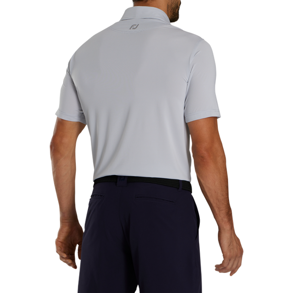 FootJoy Micro Feeder Stripe Lisle Self Collar Polo