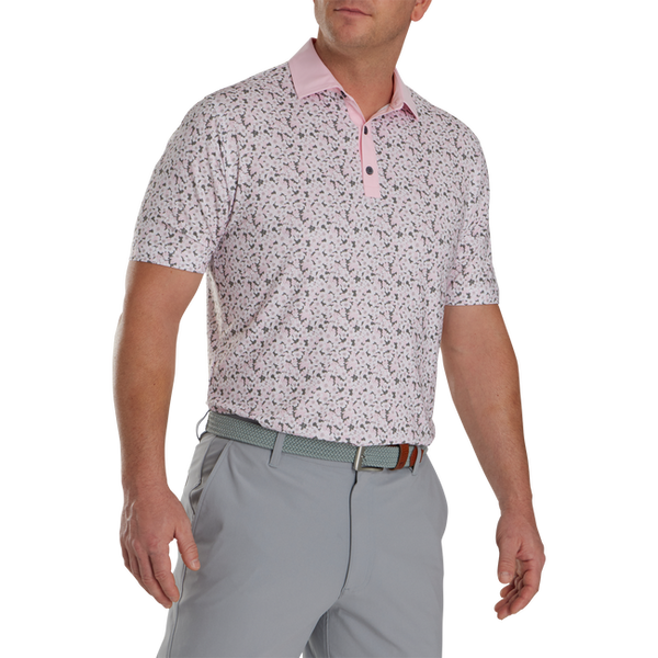 FootJoy Primrose Print Spread Collar Polo