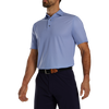 FootJoy Octagon Print Lisle Spread Collar Polo