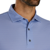 FootJoy Octagon Print Lisle Spread Collar Polo