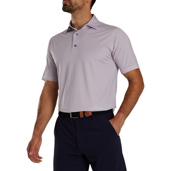 FootJoy Scallop Shell Foulard Lisle Self Collar Polo