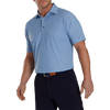 FootJoy Golf Course Doodle Stretch Pique Self Collar Polo