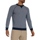 FootJoy Terry Feeder Stripe Crewneck Sweater-1