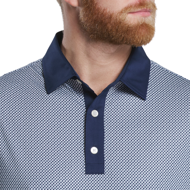 FootJoy Lattice Print Lisle Polo