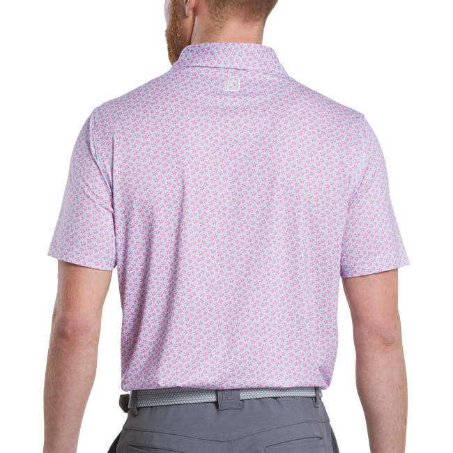 FootJoy Floral Sketch Lisle Polo - 0