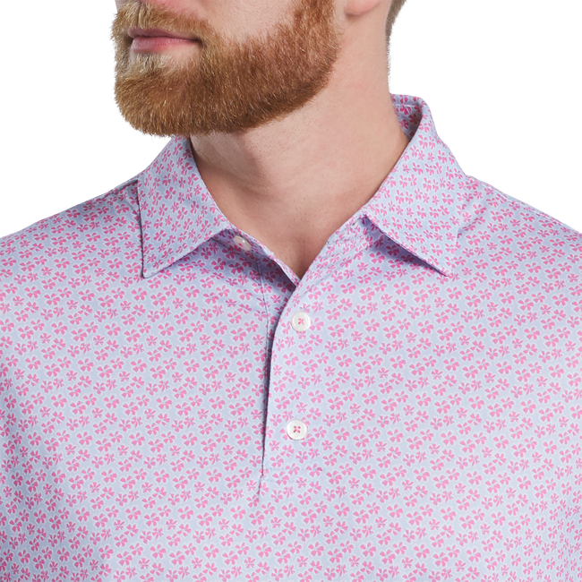 FootJoy Floral Sketch Lisle Polo