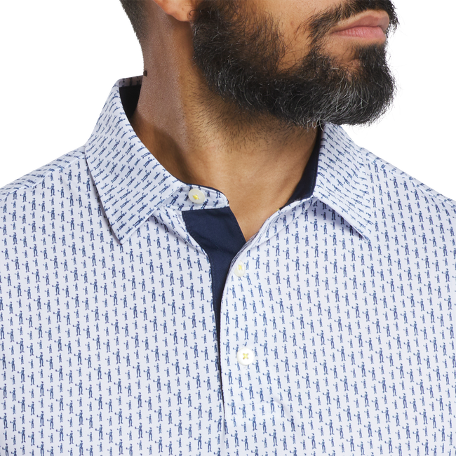 FootJoy Figure Print Lisle Polo
