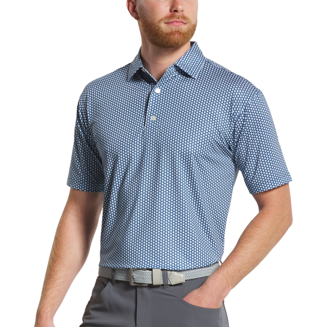 FootJoy Houndstooth Geo Lisle Polo