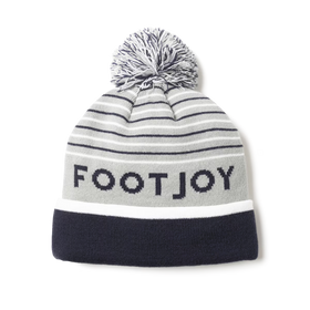 FootJoy Striped Pom Pom Hat