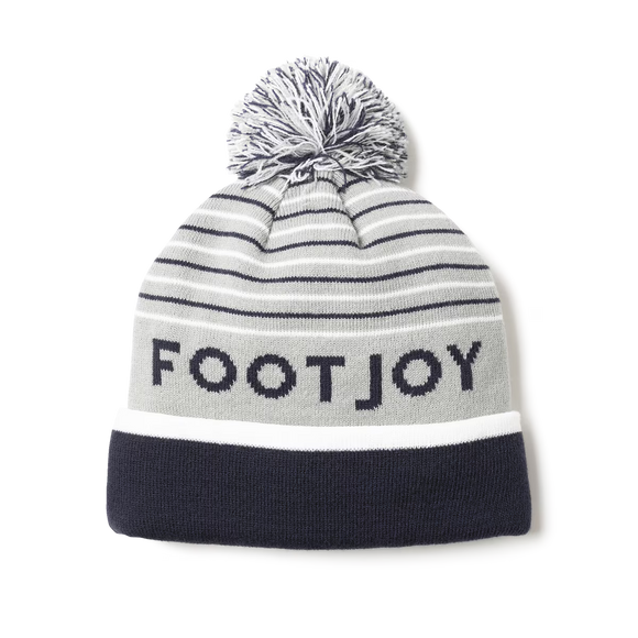 FootJoy Striped Pom Pom Hat