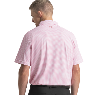 FootJoy Scallop Geo Pique Polo - 0